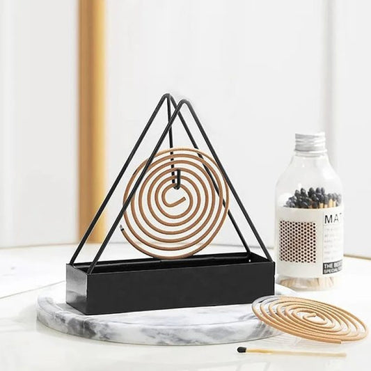 Iron Mosquito Coil Holder With Ash Catcher